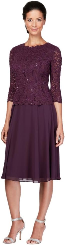 alex evenings women's tea length embroidered bodice mother of the bride gown, wedding guest dress alex evenings women's tea length embroidered bodice mother of the bride gown, wedding guest dress