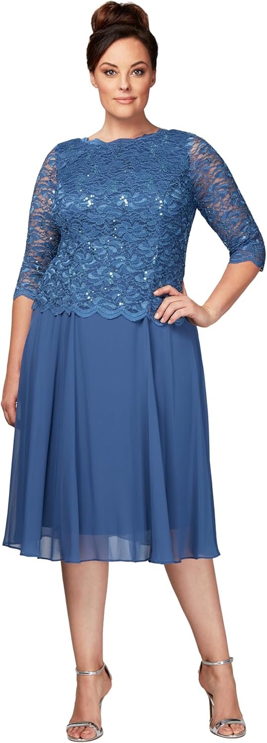 alex evenings women's tea length embroidered bodice mother of the bride gown, wedding guest dress alex evenings women's tea length embroidered bodice mother of the bride gown, wedding guest dress