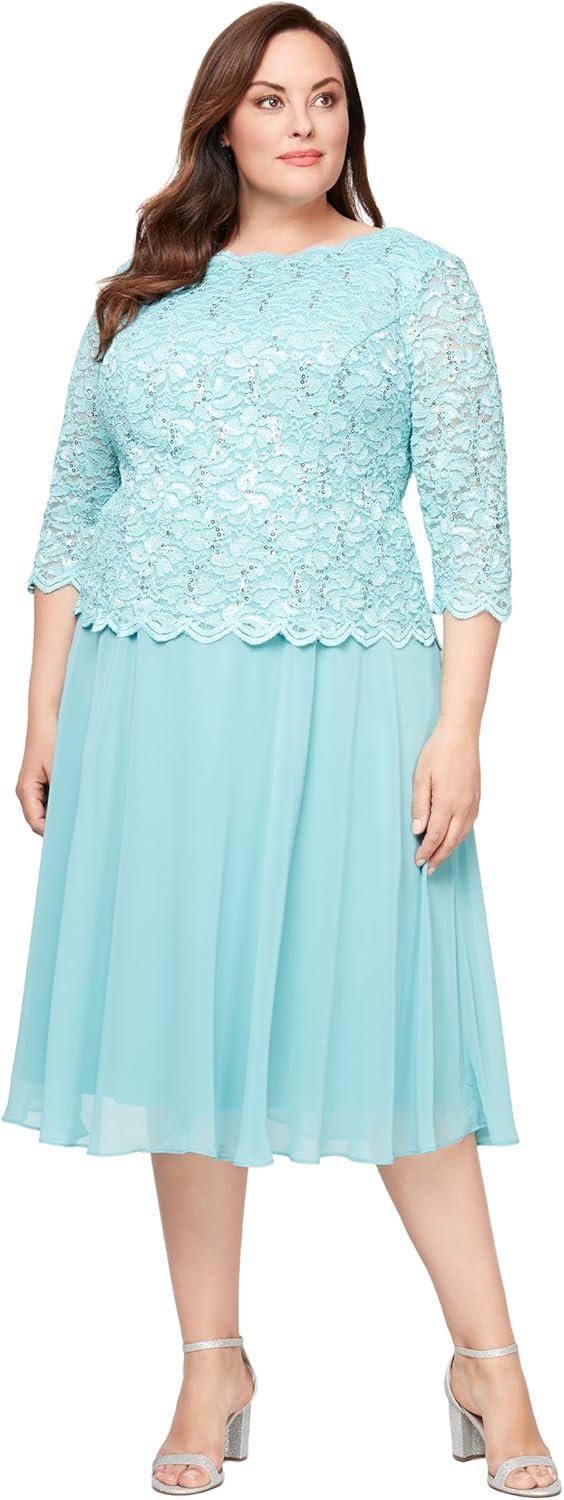 alex evenings women's tea length embroidered bodice mother of the bride gown, wedding guest dress alex evenings women's tea length embroidered bodice mother of the bride gown, wedding guest dress