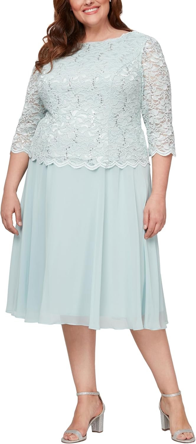 alex evenings women's tea length embroidered bodice mother of the bride gown, wedding guest dress alex evenings women's tea length embroidered bodice mother of the bride gown, wedding guest dress