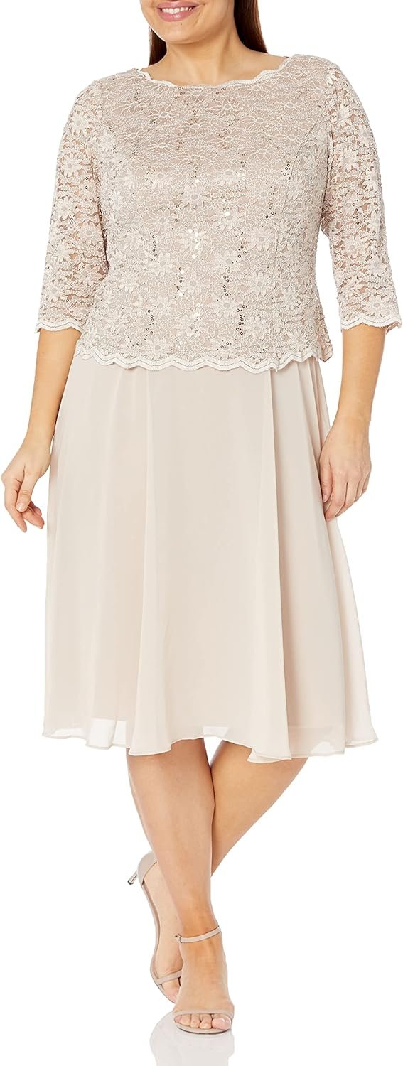 alex evenings women's tea length embroidered bodice mother of the bride gown, wedding guest dress alex evenings women's tea length embroidered bodice mother of the bride gown, wedding guest dress