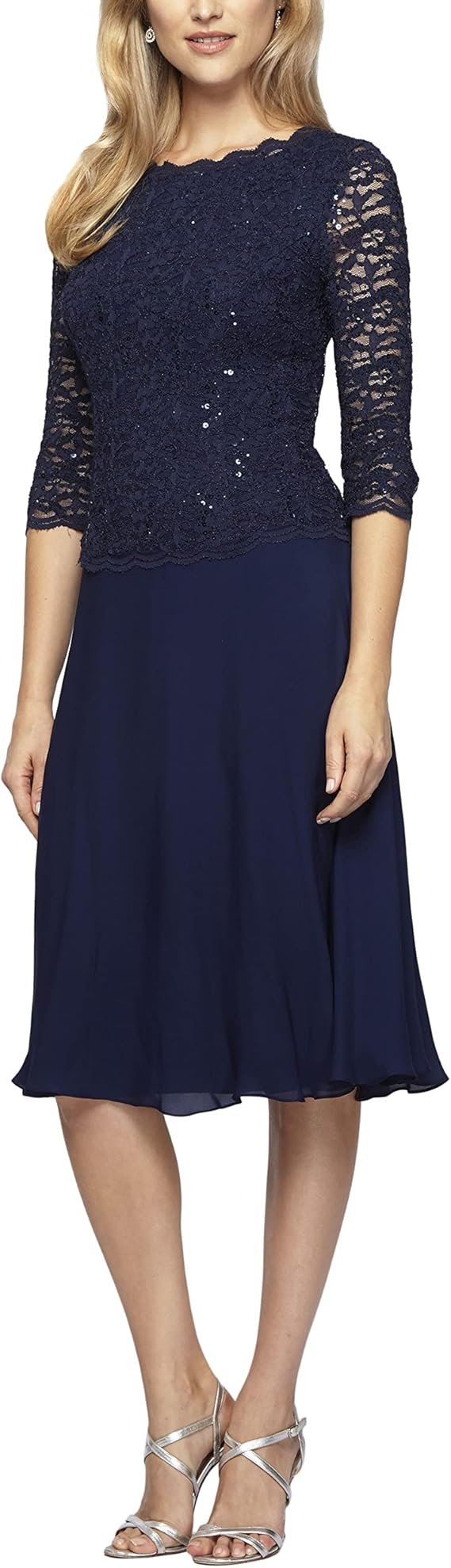 alex evenings women's tea length embroidered bodice mother of the bride gown, wedding guest dress alex evenings women's tea length embroidered bodice mother of the bride gown, wedding guest dress