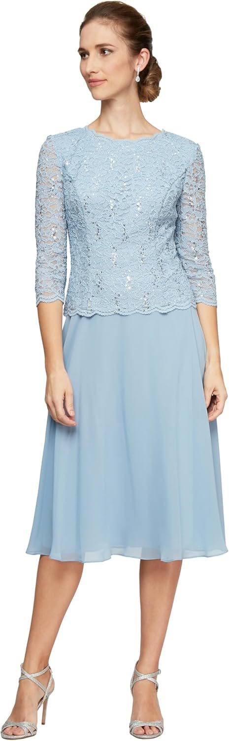 alex evenings women's tea length embroidered bodice mother of the bride gown, wedding guest dress alex evenings women's tea length embroidered bodice mother of the bride gown, wedding guest dress