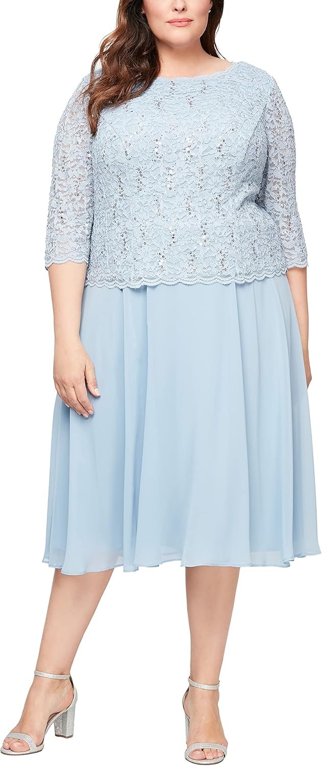 alex evenings women's tea length embroidered bodice mother of the bride gown, wedding guest dress alex evenings women's tea length embroidered bodice mother of the bride gown, wedding guest dress